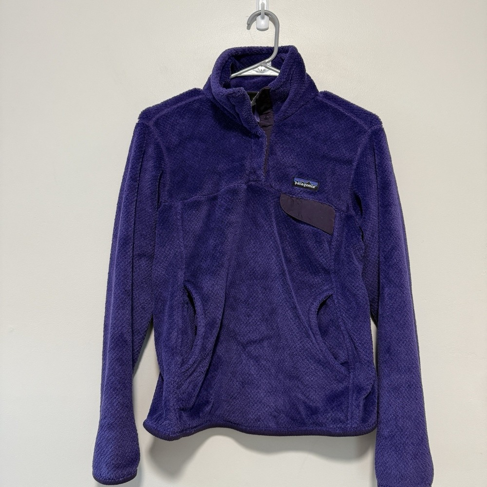 Patagonia Re-Tool Snap-T Pullover in‎ Purple Size Women Small